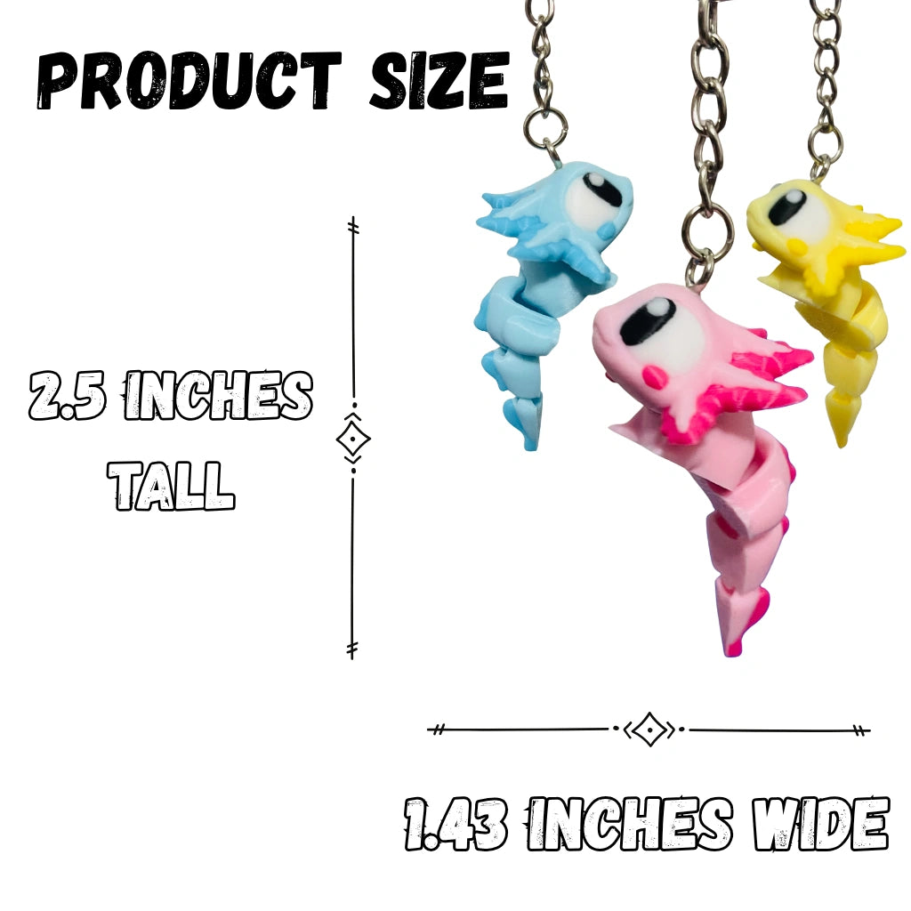 Cute Axolotl Figure/Keychain