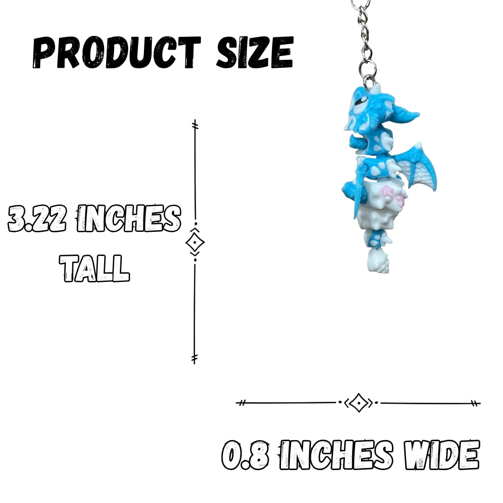 Seashell Dragon Figure/Keychain