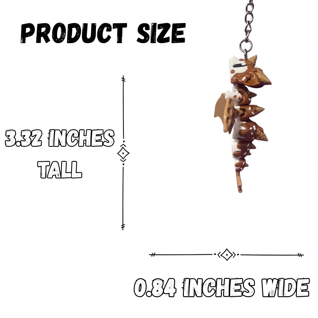 Ice Cream Dragon Figure/Keychain