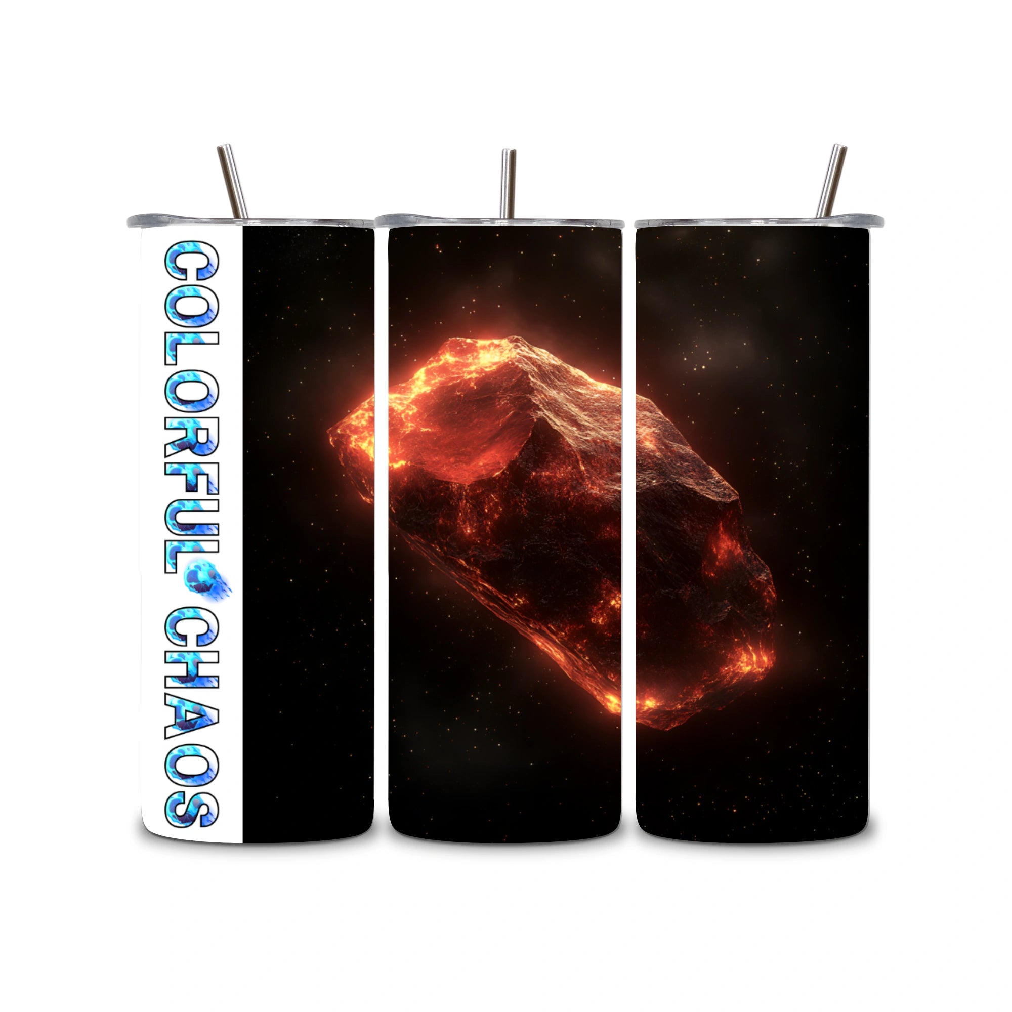 Colorful Chaos 20oz Tumbler - Space Rocks #10