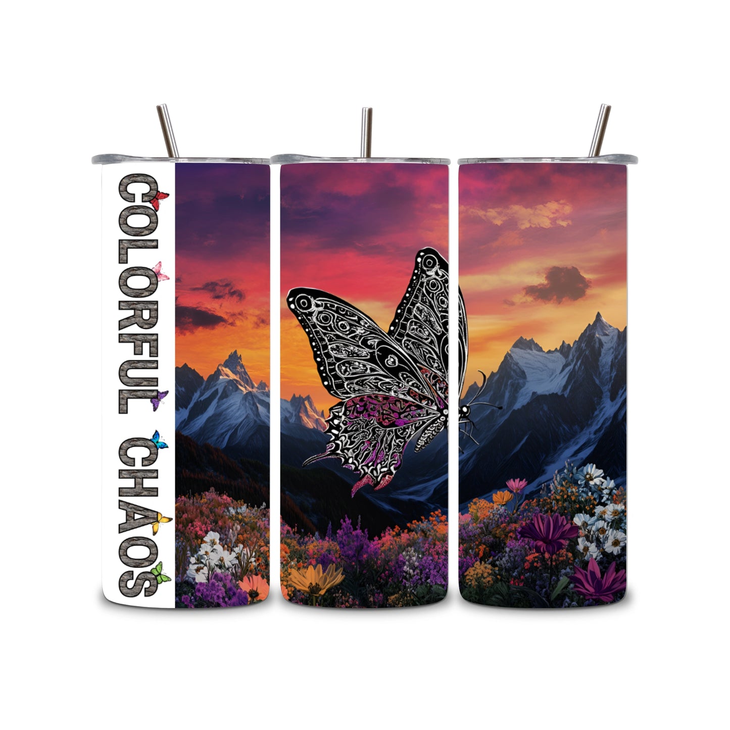 Butterflies #3 - 20oz Tumbler