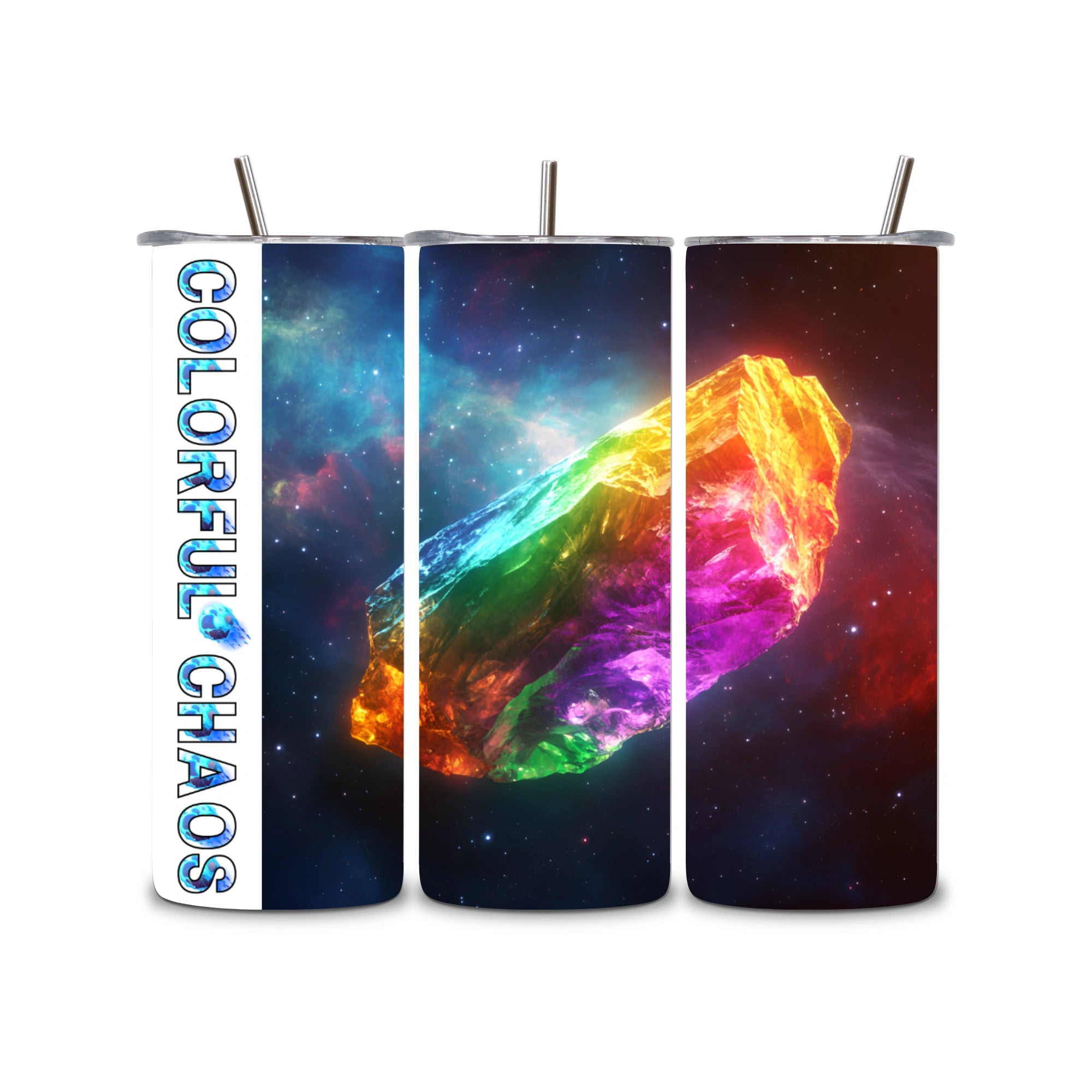Colorful Chaos 20oz Tumbler - Space Rocks #9