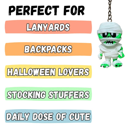 Halloween Mummy Figure/Keychain
