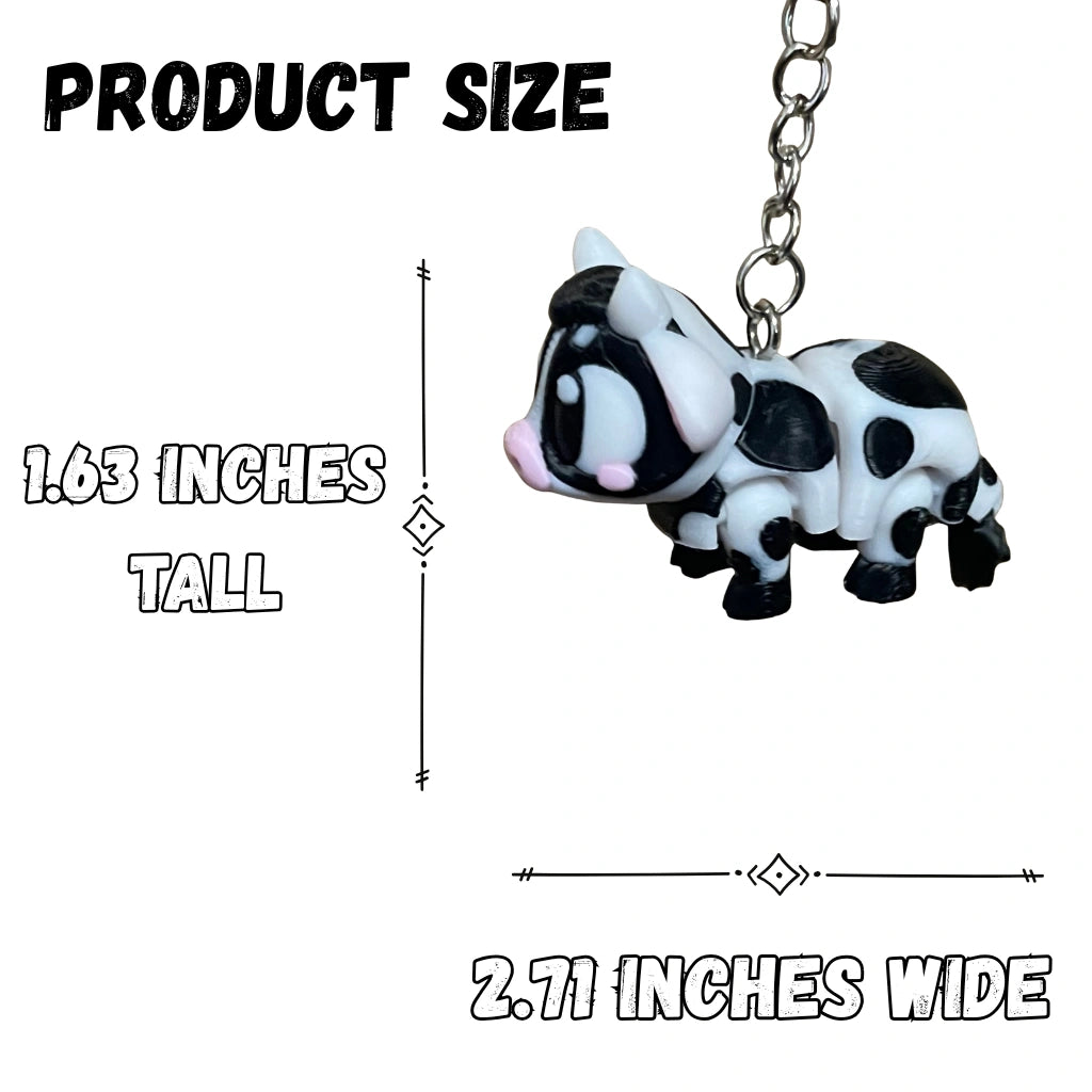 Cute Cow Figure/Keychain
