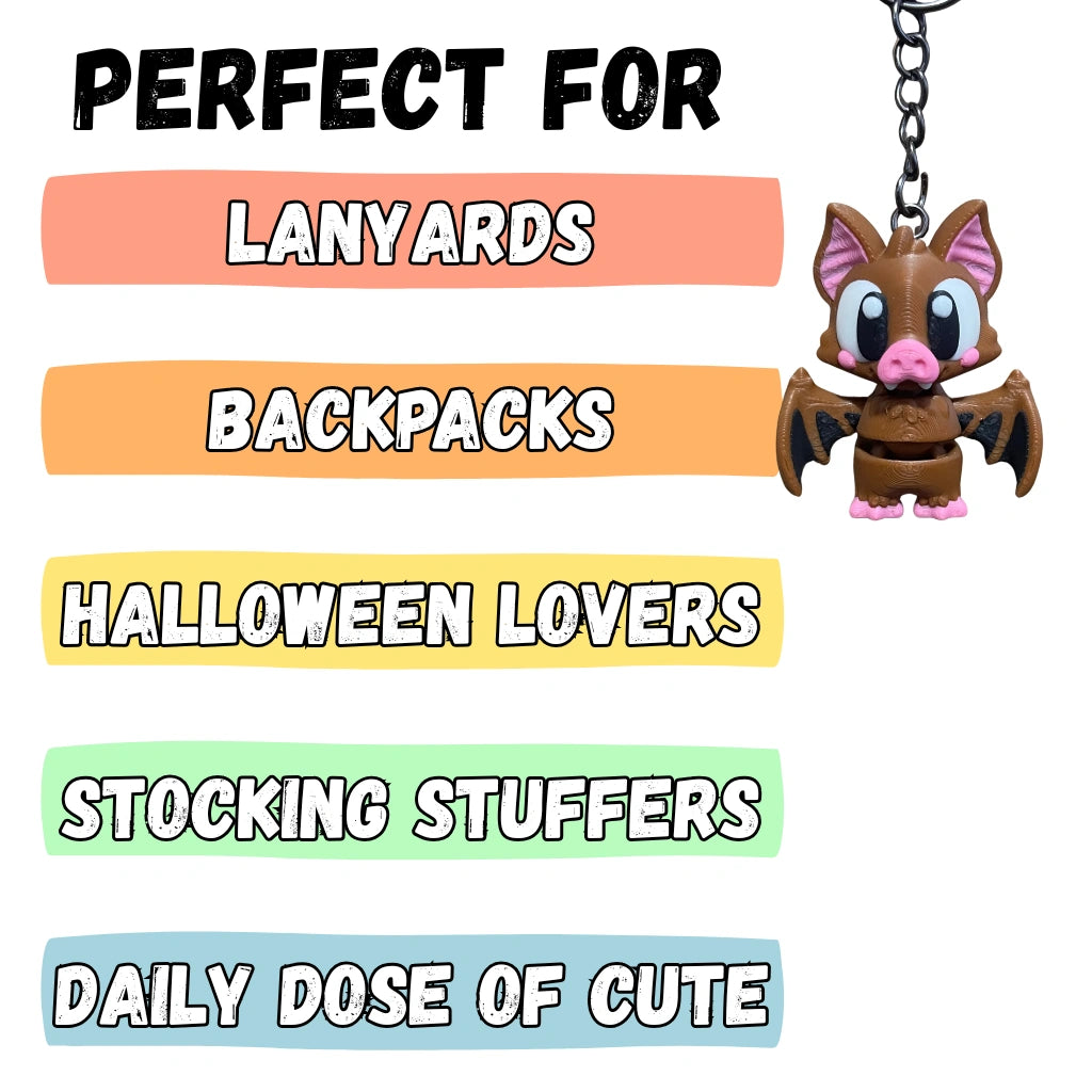 Halloween Vampire Bat Figure/Keychain