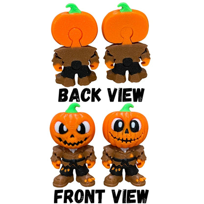 Halloween Pumpkin Scarecrow Figure/Keychain