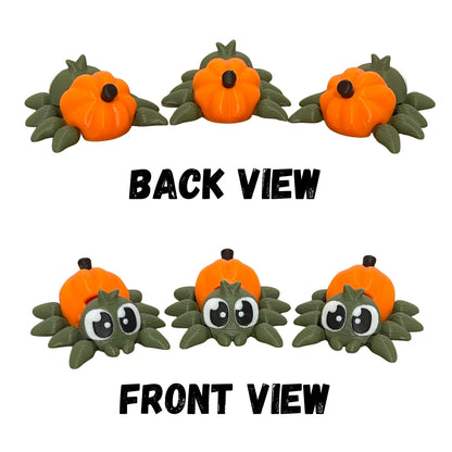 Halloween Pumpkin Spider Figure/Keychain