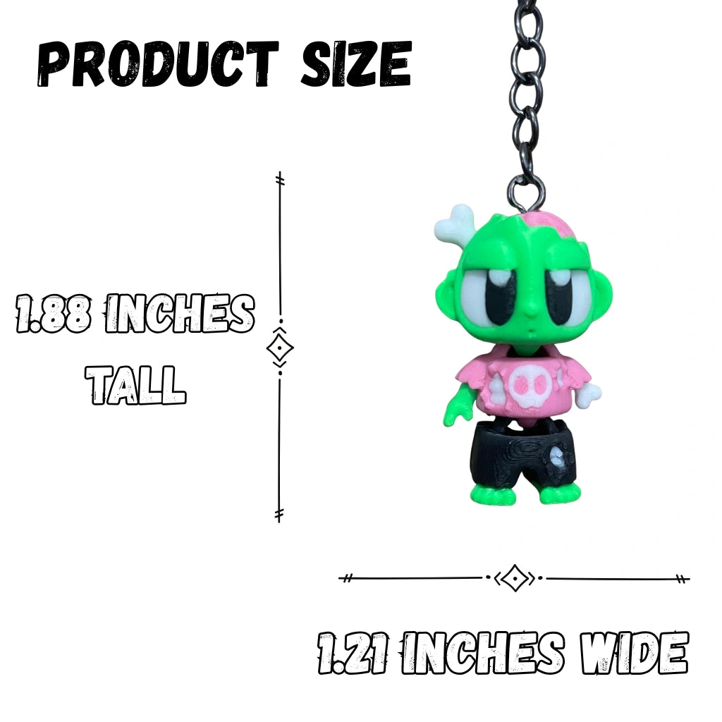 Halloween Zombie Figure/Keychain