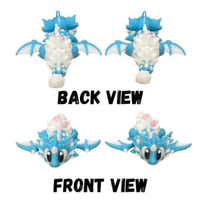 Seashell Dragon Figure/Keychain