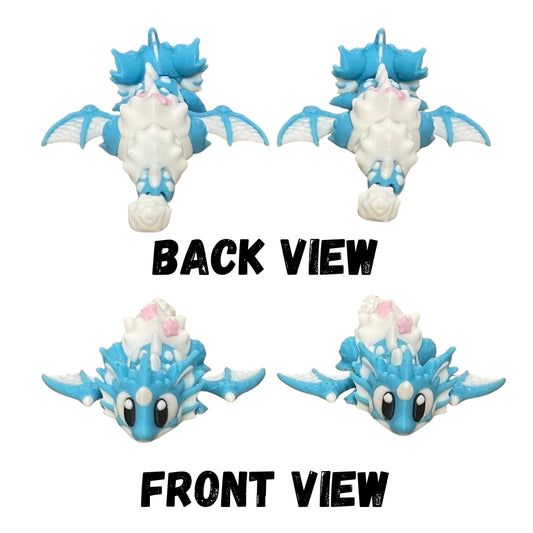 Seashell Dragon Figure/Keychain