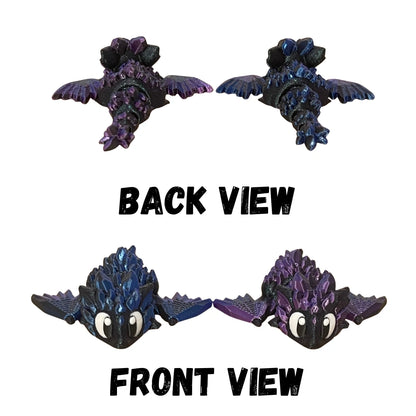 Color Changing Crystal Dragon Figure/Keychain