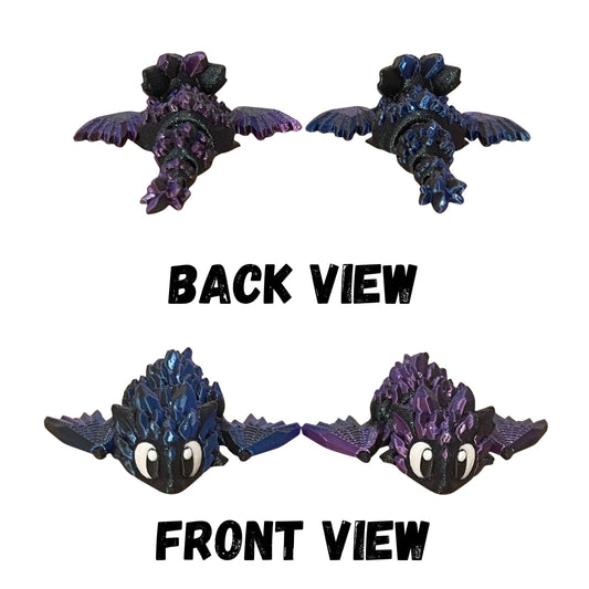 Color Changing Crystal Dragon Figure/Keychain