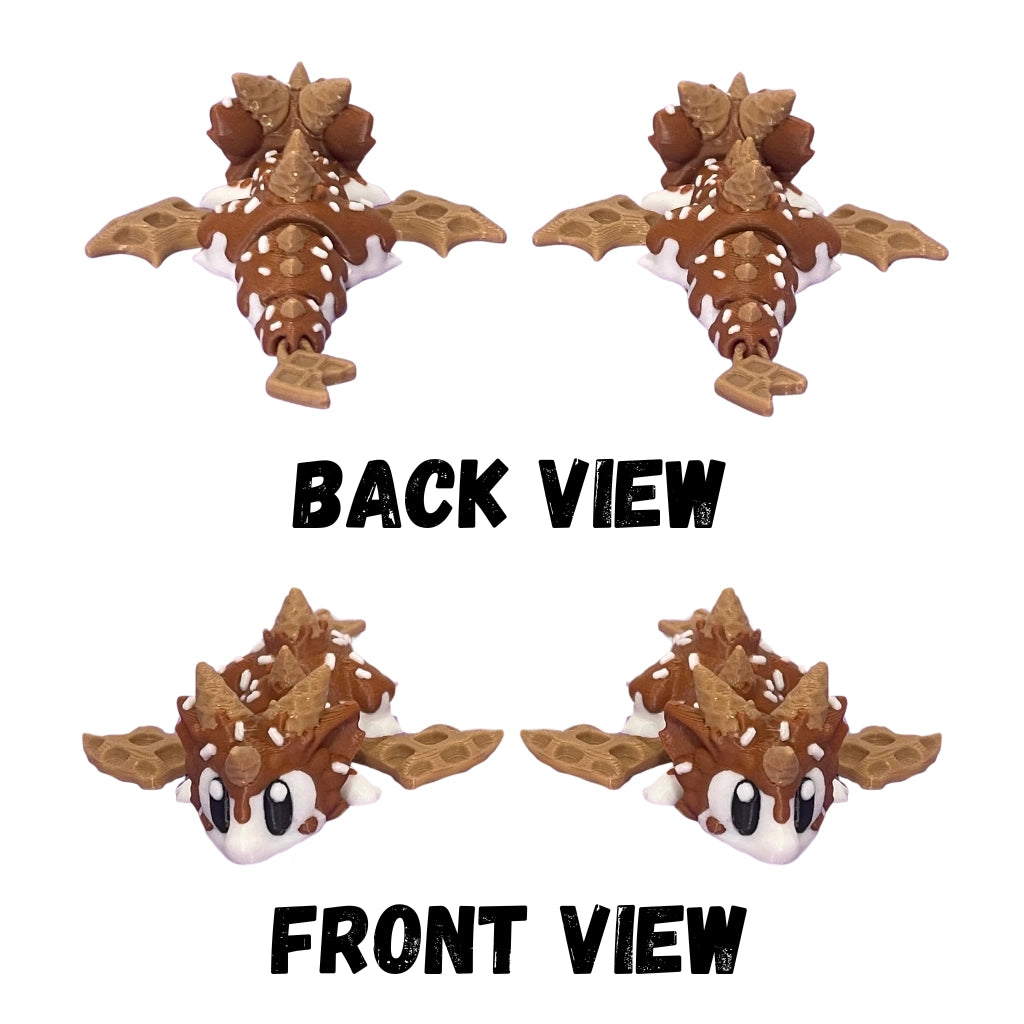 Ice Cream Dragon Figure/Keychain