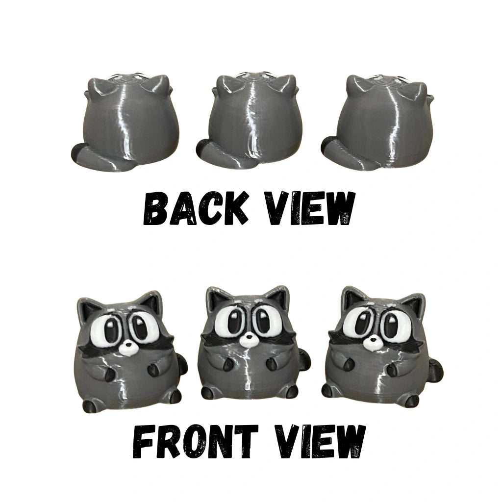 Chunky Raccoon Figure/Keychain