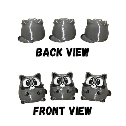 Chunky Raccoon Figure/Keychain