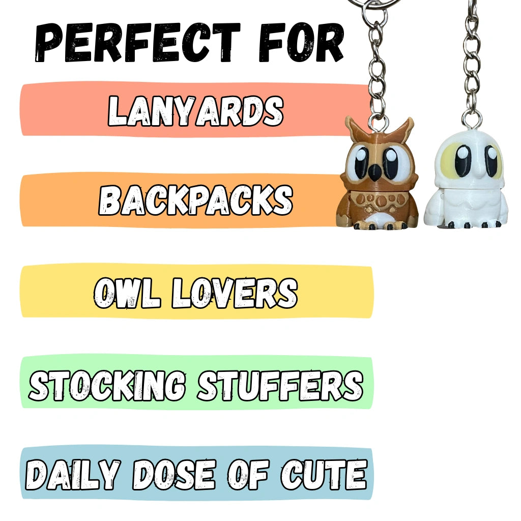 Cute Owl Figure/Keychain