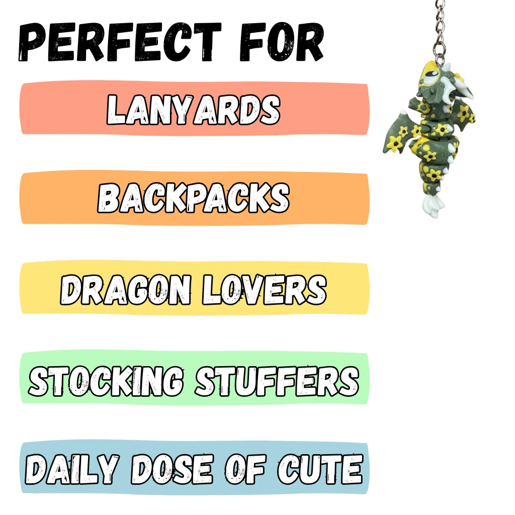 Lily Dragon Figure/Keychain