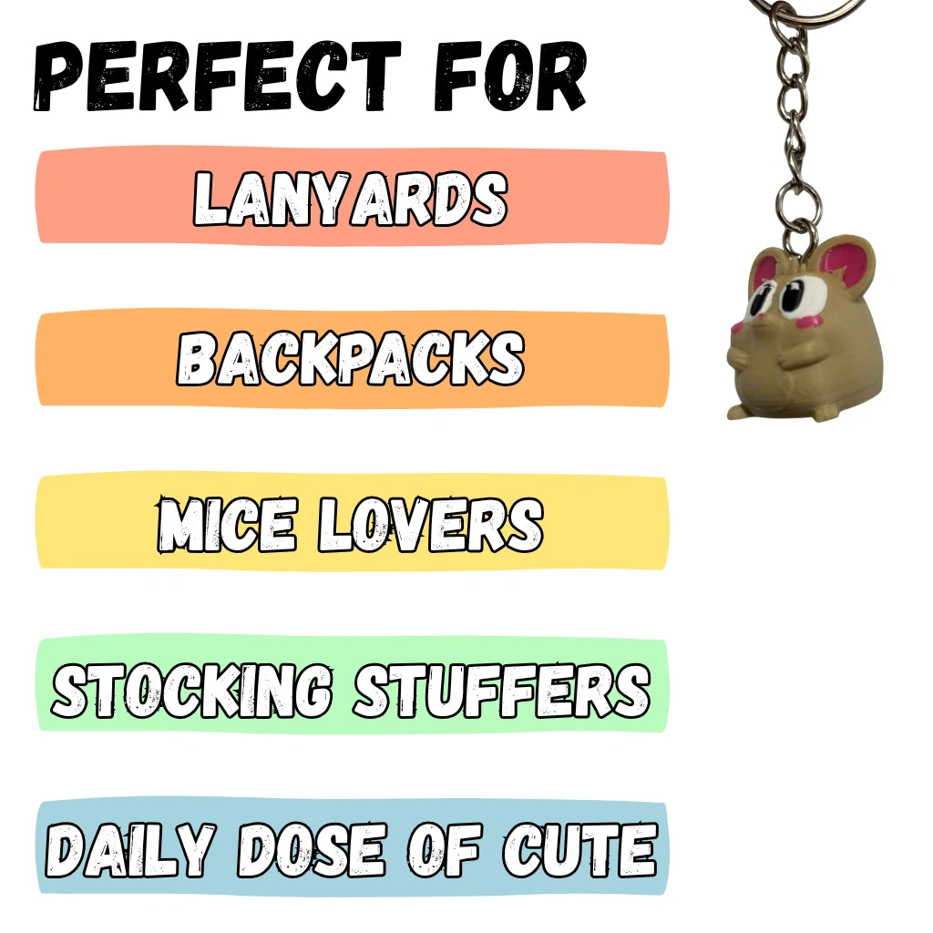 Chunky Mouse Figure/Keychain