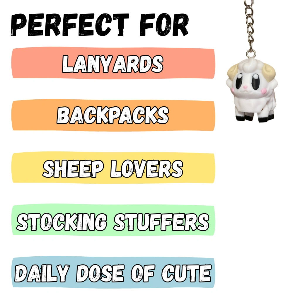Cute Sheep Figure/Keychain