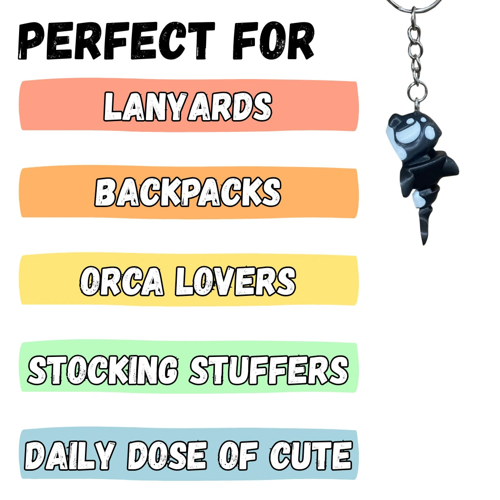Baby Orca Figure/Keychain