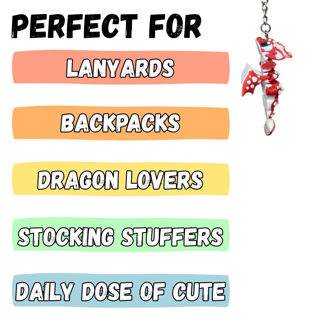 Mushroom Dragon Figure/Keychain