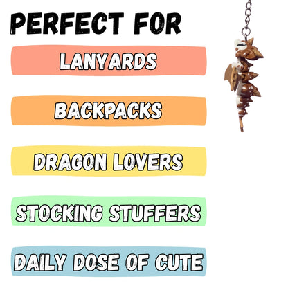 Ice Cream Dragon Figure/Keychain